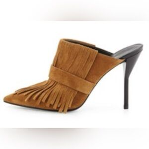 3.1 Philip Lim Martini Fringe Oak Heel NWOT Size 41
